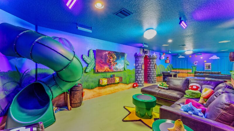 Mario Airbnb Game Room Designed By Magic Interiors