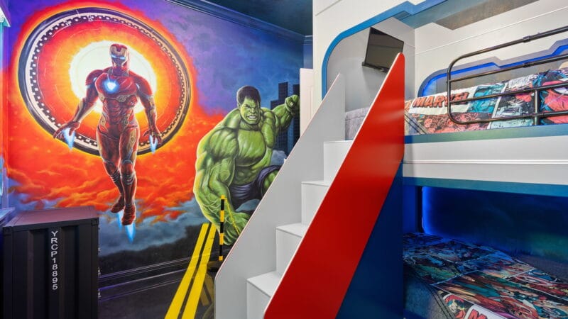 Avengers themed bedroom designed by Magic Interiors