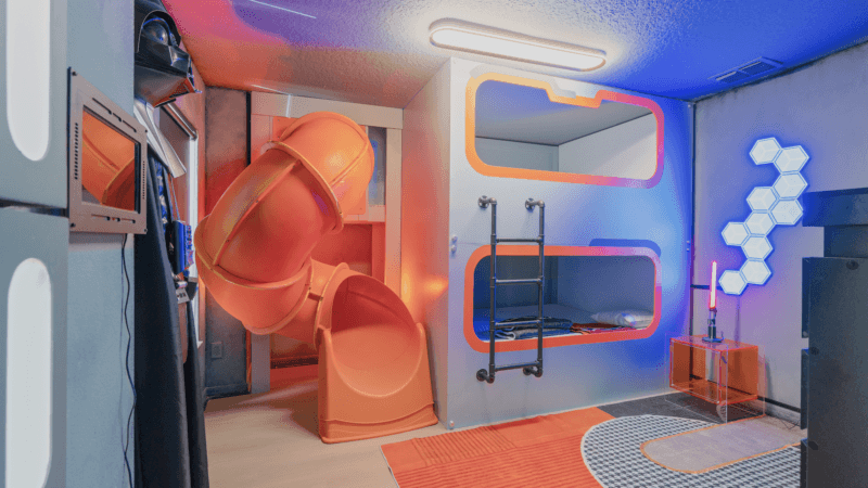 Star Wars themed bedroom with special effects in Bella Vida Resort