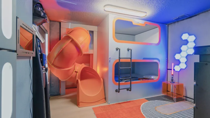 Star Wars themed bedroom with special effects in Bella Vida Resort