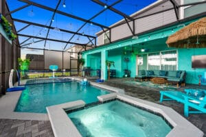 Windsor Cay Resort Private Pool area designed by Magic Interiors