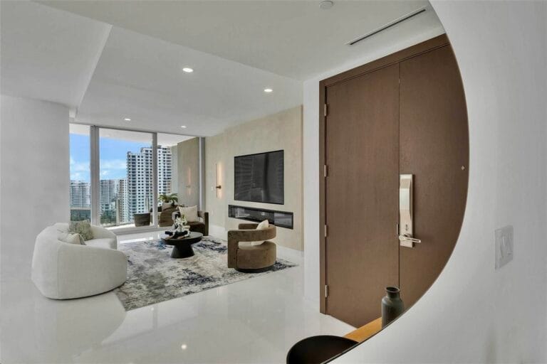 Miami Condo living room designed by Magic Interiors